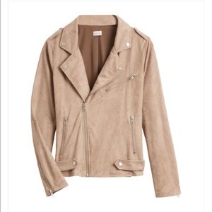 Moto Jacket, NWOT, L, Vegan suede, PLUS SIZE